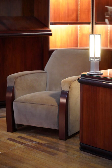 Lampe Irana, version aluminium, musée des Colonnies - Paris